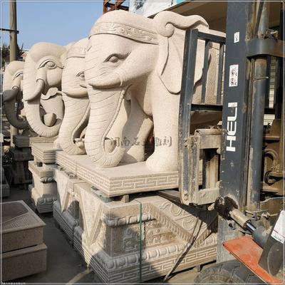石雕大象 惠安石雕厂 福建石雕大象源头工厂批发